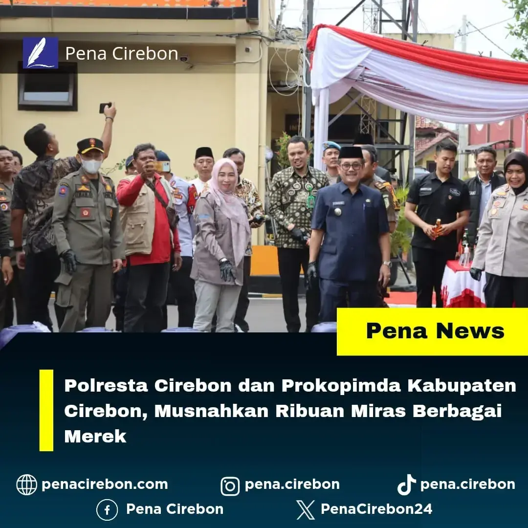 Musnahkan Ribuan Miras