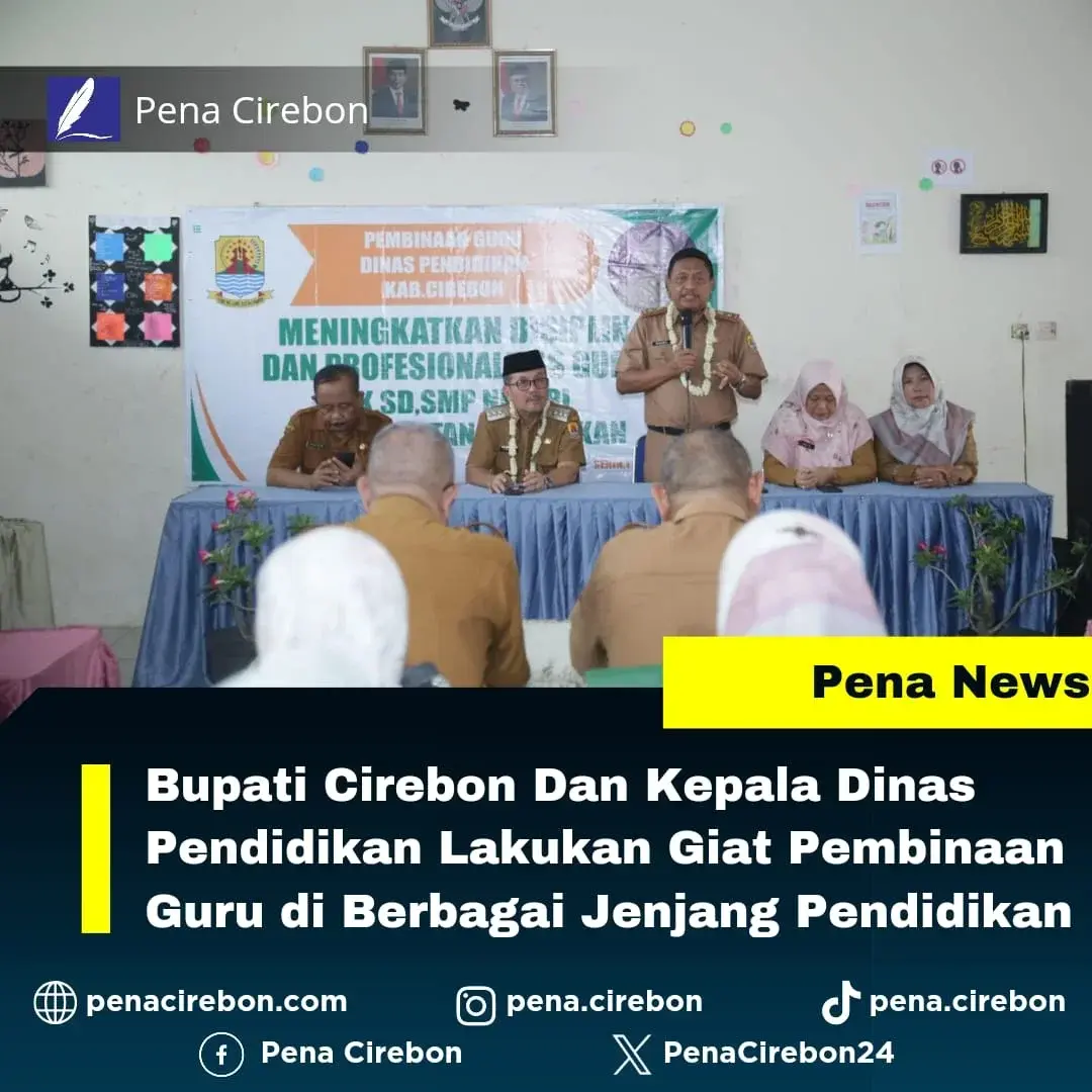 Bupati Cirebon Dan Kepala Dinas Pendidikan