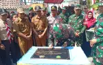 Caption : Kodim 0615/Kuningan meresmikan Jembatan Beton Garuda Tahap VI Tahun Anggaran 2026